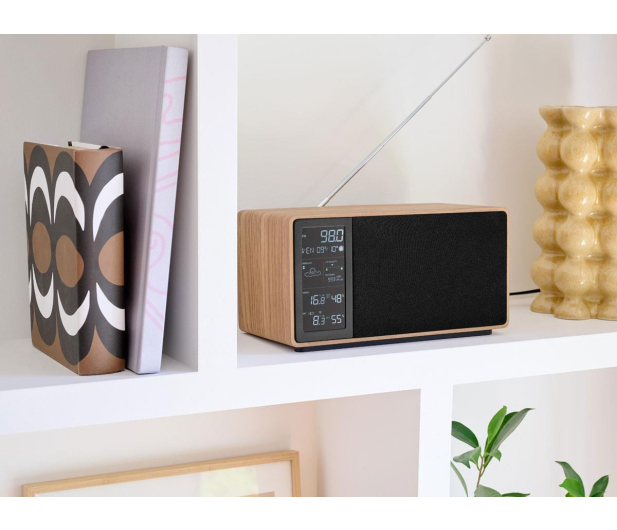 Thomson COSY Głośnik Bluetooth z radiem i stacją pogodową czarny - 1501903 - zdjęcie 6